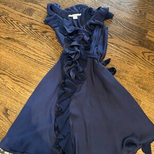 Blue Ruffle Dress
